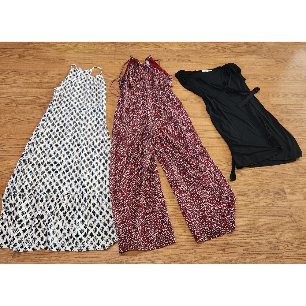Women's Dress & Jumpsuit Bundle Lot 3 Size M‎ Studio M Old Navy Skies Are Blue